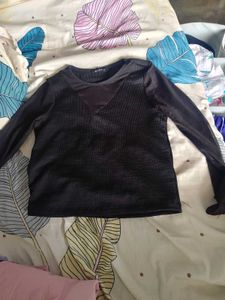 Black Long Sleeve Top