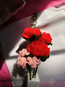 Handmade Crocheted Flower Bouquet