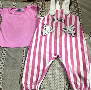 Majenta Dungree For Fancy Girls