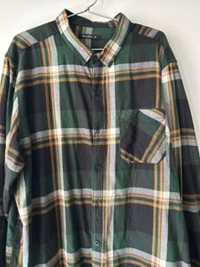 Studio XL Green Plaid Flannel