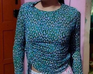Printed Long Sleeve Top