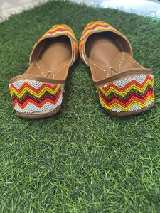 Multi Color Punjabi Jutti For Women