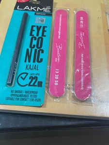 Lakme Kajal & Nail Files