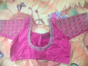 Maggam Work Blouse Stiched