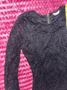 Lace Long Sleeve Dress