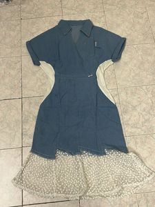 Denim & Lace Dress