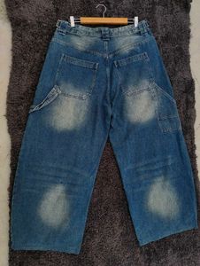 Wide Leg Denim Jeans