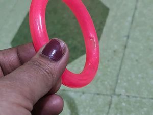 Pink Bangle ,resin bangal