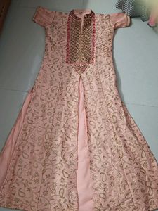 Elegant Pink Embroidered Kurti