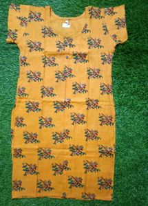 New Floral Print Kurta