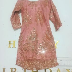 Partywear Designer Net Kurti