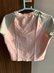 Los Angeles Pink Crop top