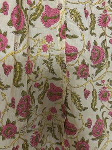 Yellow Floral Kurti