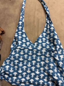 Printed Desi Halter Top