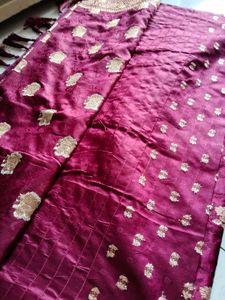 Elegant Maroon Saree