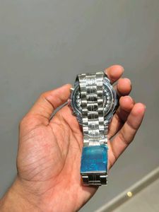 Excel Silver Chronograph Watch⌚