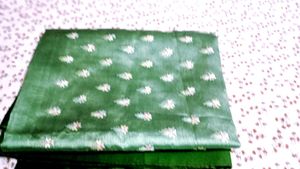 Elegant Green silk saree