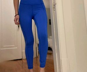 Blue Casual Pants