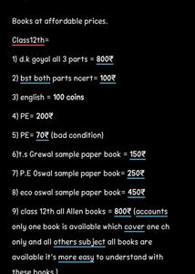 Class 10th &amp; 12th Books