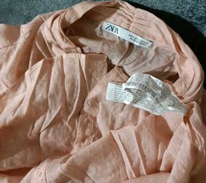 Zara Tie-Neck Blouse