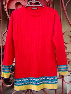 Red Beautiful Sweater