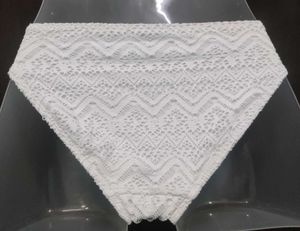 White Crochet Bikini Bottom 🖤