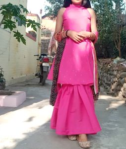 Frock With Shrara Set
