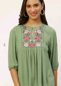 Cute Embroidery Top