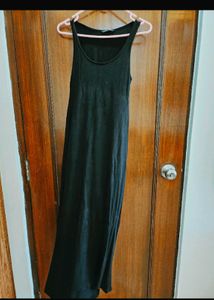 H&amp;M BLACK SLEEVELESS BODYCON DRESS