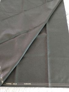 Cream Shirt And Black Pant Dress Material (Men)