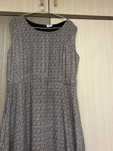 Patterned Midi Dress