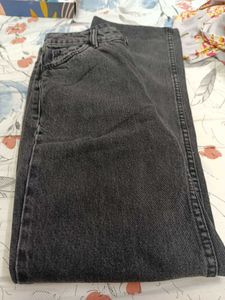 Straight Fit Black Jeans