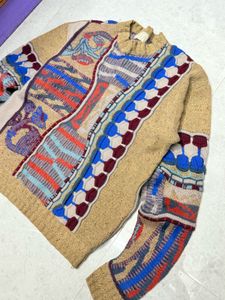 Vintage Coogi Style Colourful Knit Sweater