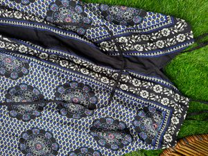 Black And Blue Sexy Dress For Woman