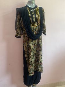 Elegant Floral Afghani Pant Set