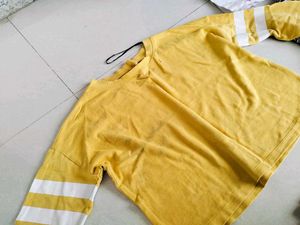 Yellow Striped Top