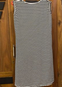 Striped Dress with Duster