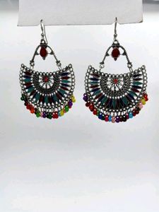Boho Dangle Multicolor Earrings