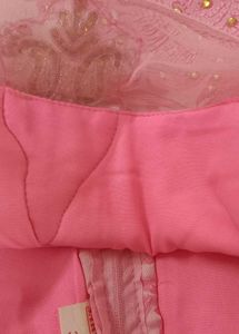 Pink Floral Ethnic Gown