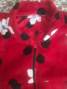 Red Floral Print Top