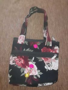 Floral Handbag &amp; Sling Bag Set