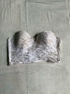 White Bustier Top