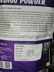 Havintha Coffee Scrub &amp; Indigo Hair Color