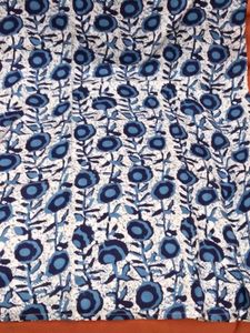 Brand New Blue Floral Print Kurti - 4XL Size