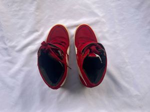 Red &amp; White Sneakers