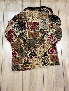 Vintage Kemp Animal Print Blouse