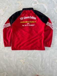 Adidas Red &amp; Black Track Jacket