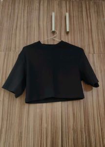 Black Crop Top