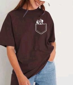 Cute Graphic Print Tees