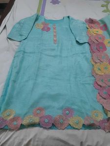 Floral Embroidered Kurta Set